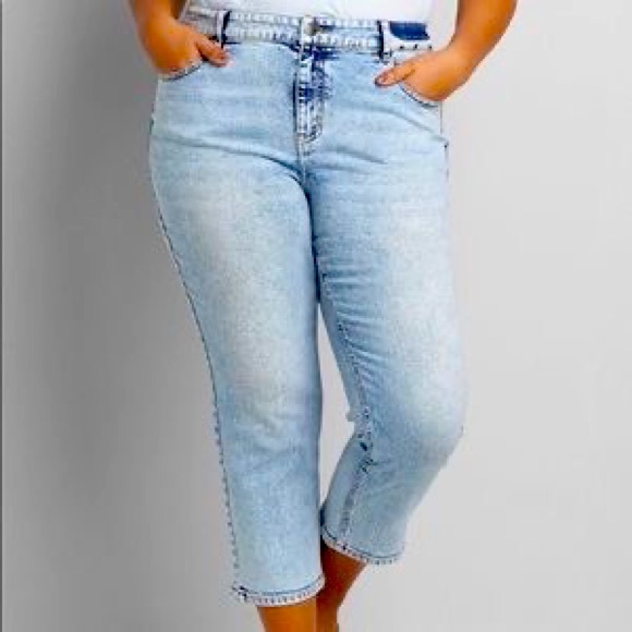 Lane Bryant Denim - Lane Bryant High Rise Pedal 28w